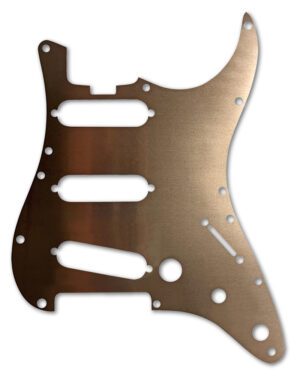 .006" Thick Strat Copper Pickguard Shield — SSS