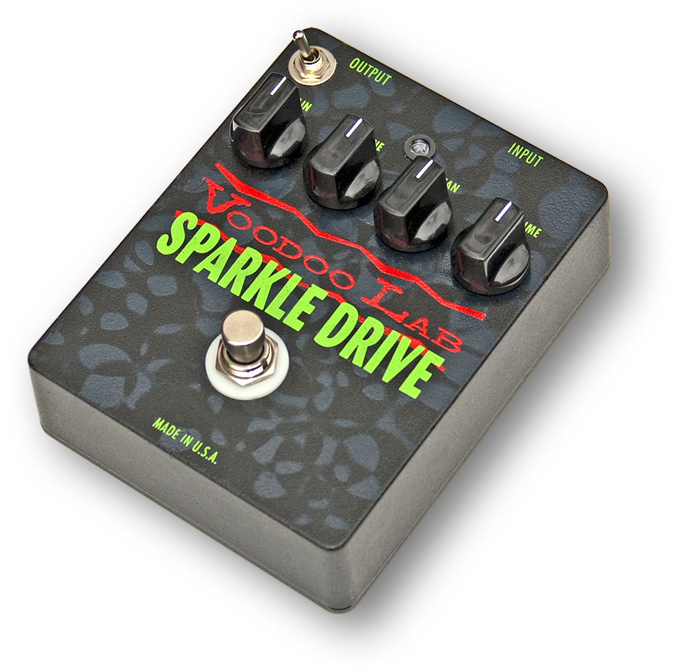 VooDoo Labs Sparkle Drive Tri-Gain Plus Mod Mod — Now for Guitar & Bass!
